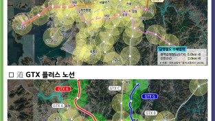 경기도, 김동연 지사 핵심 교통공약. GTX 플러스 노선안 공개.